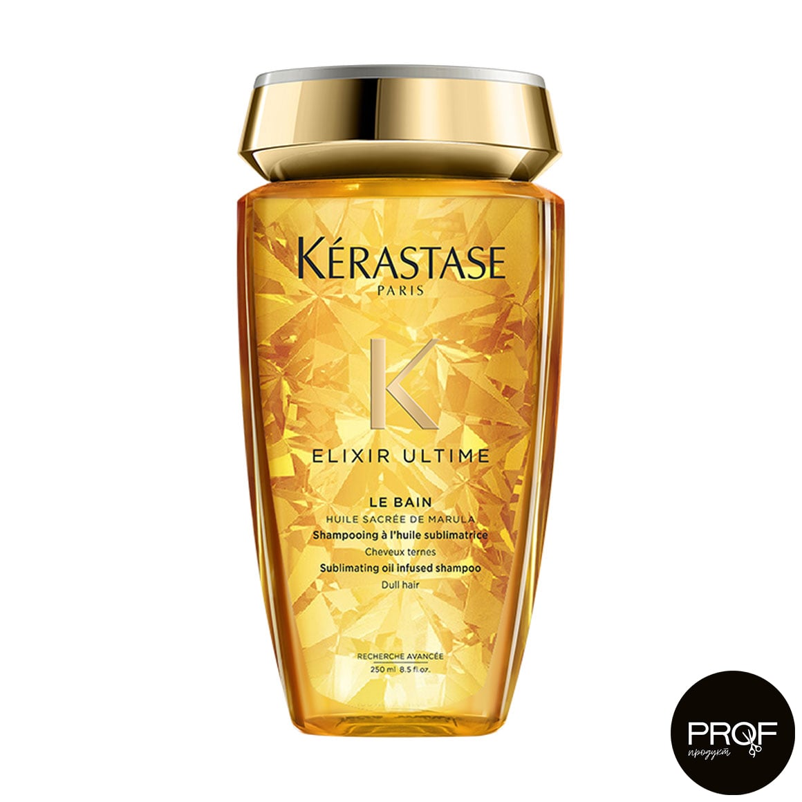Шампунь-ванна Kerastase Elixir Ultime Le Bain для тьмяного волосся, з оліями, 250 мл
